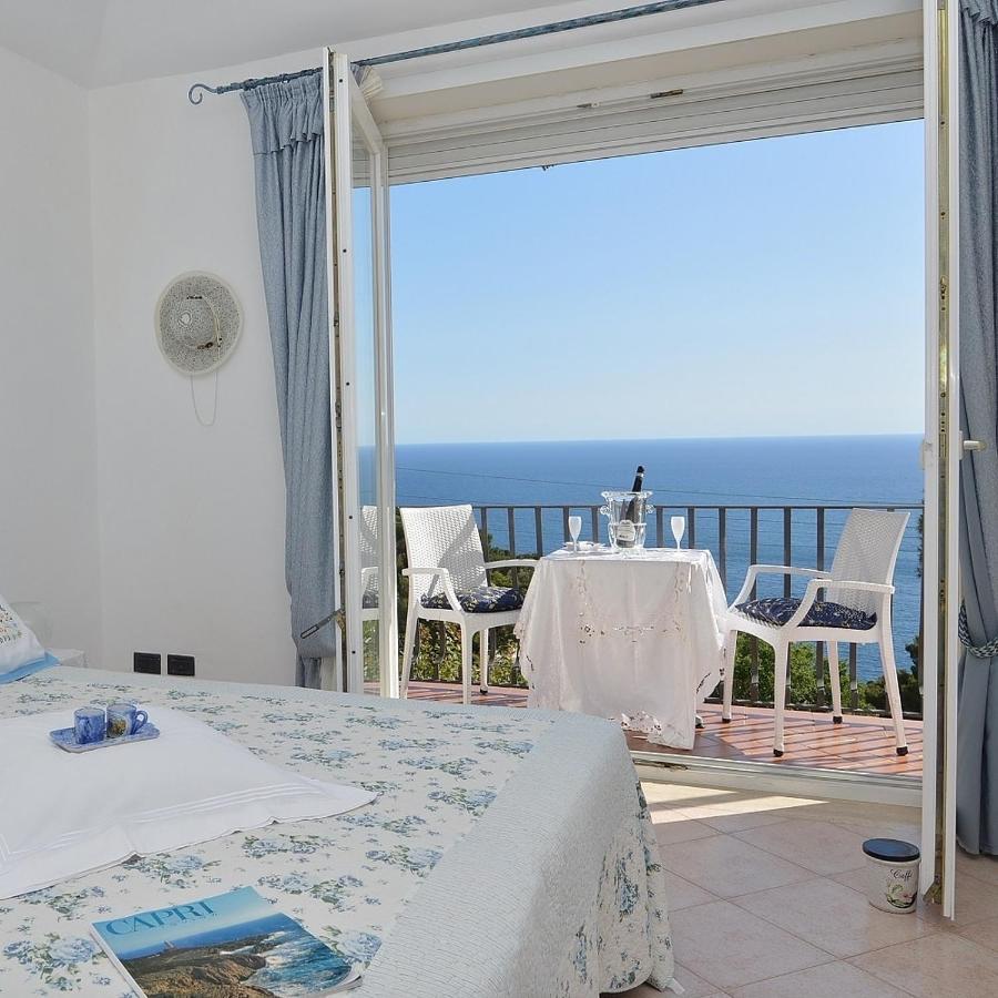 Marvelous Sea View Villa Capri Extérieur photo