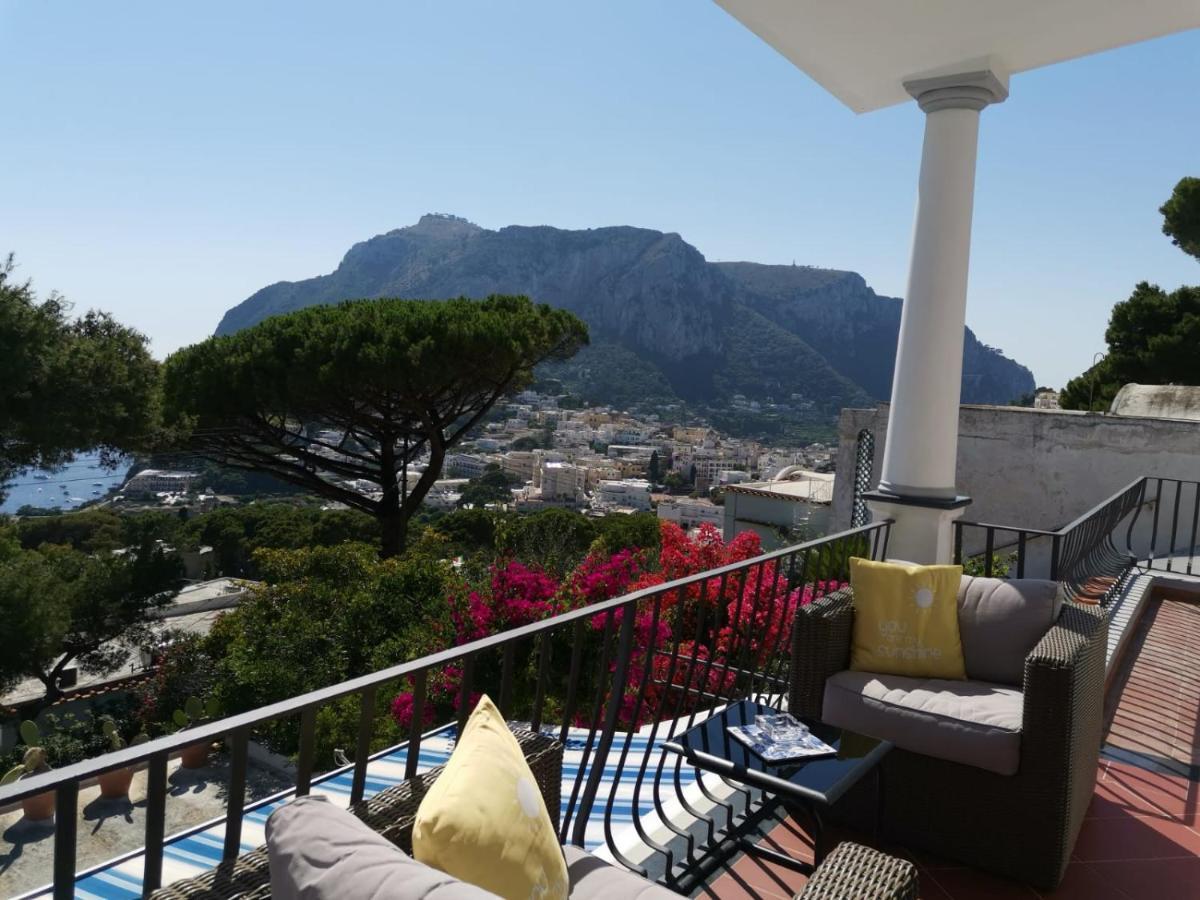 Marvelous Sea View Villa Capri Extérieur photo