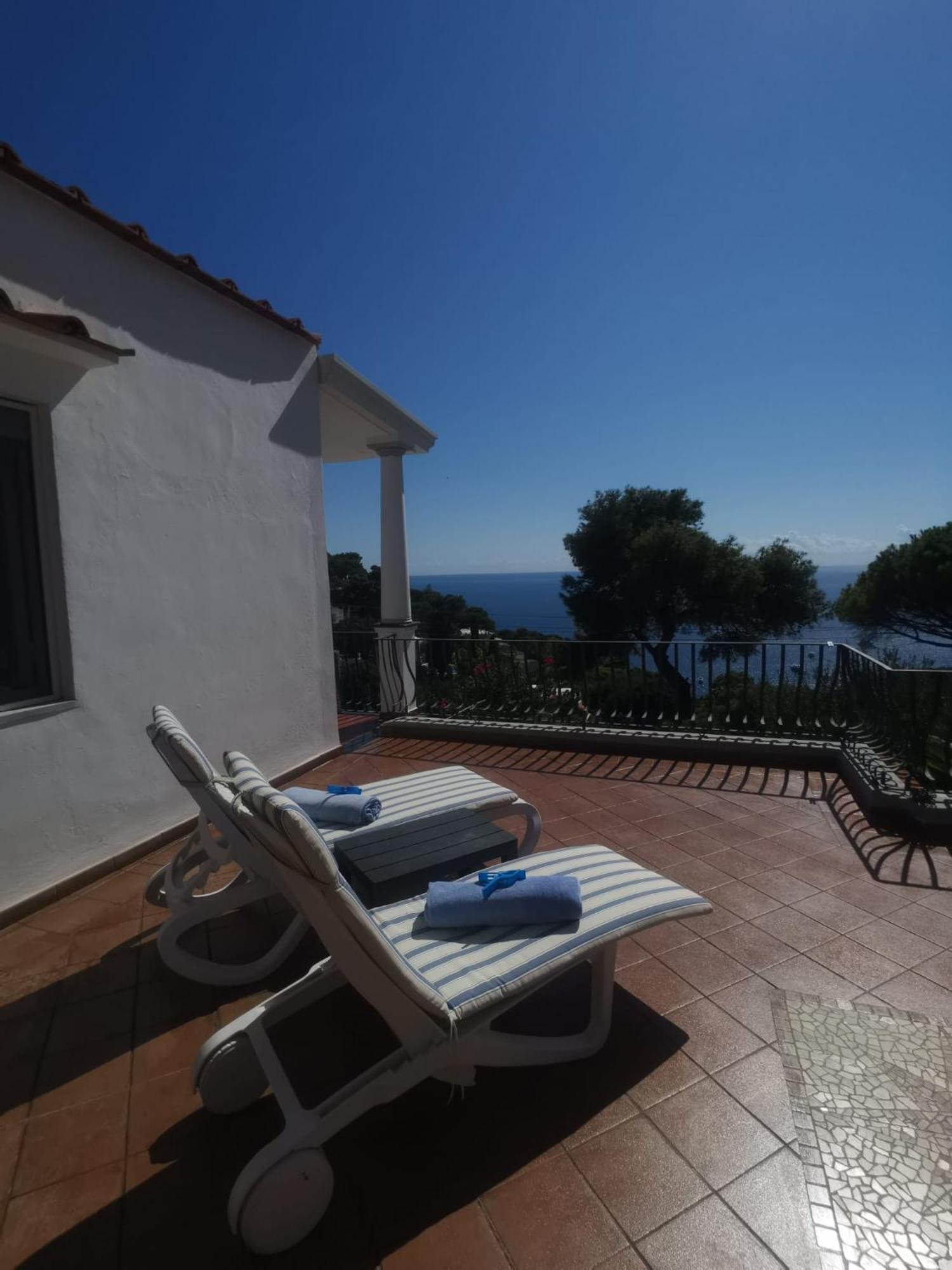 Marvelous Sea View Villa Capri Extérieur photo