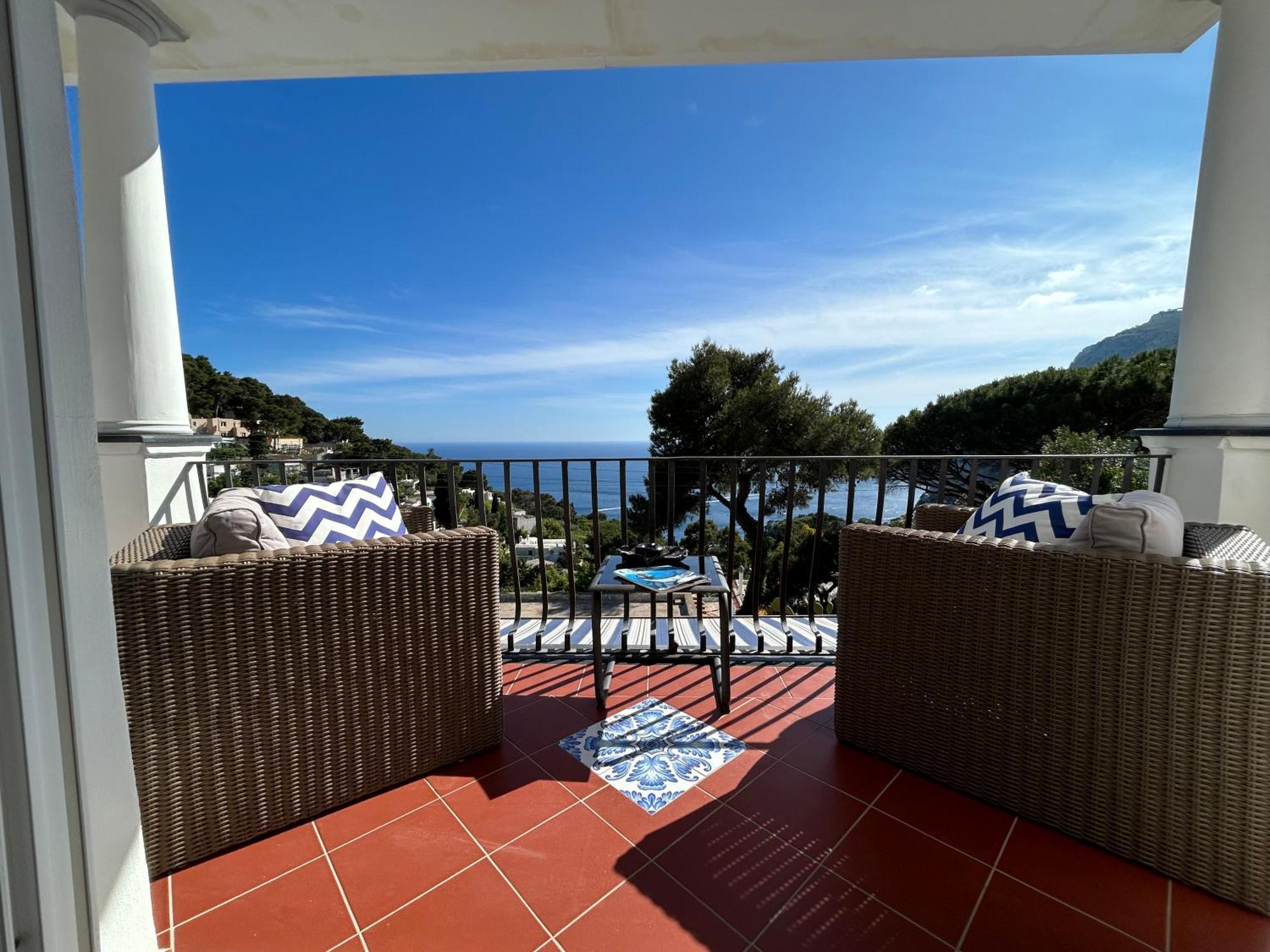 Marvelous Sea View Villa Capri Extérieur photo