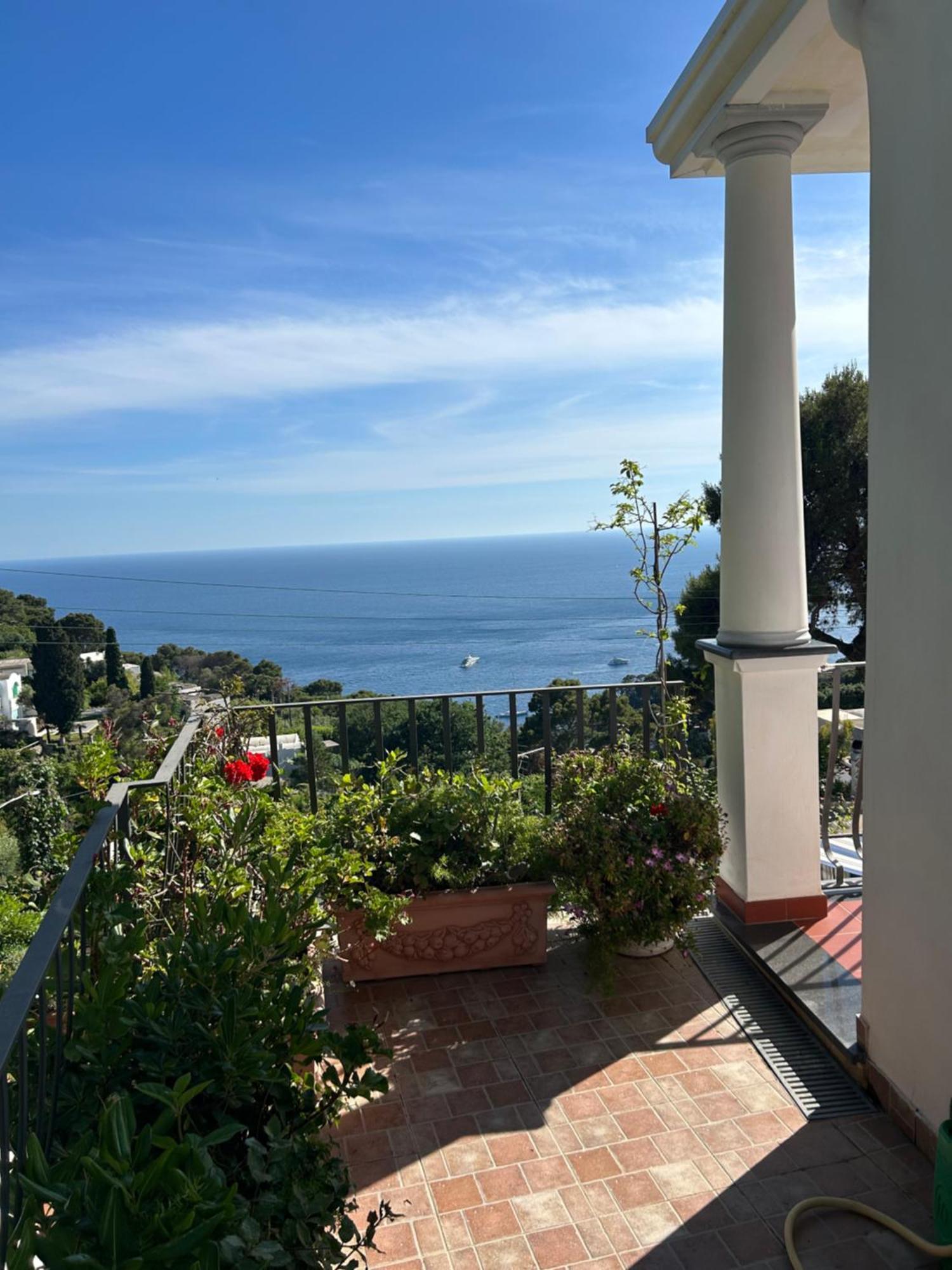 Marvelous Sea View Villa Capri Extérieur photo