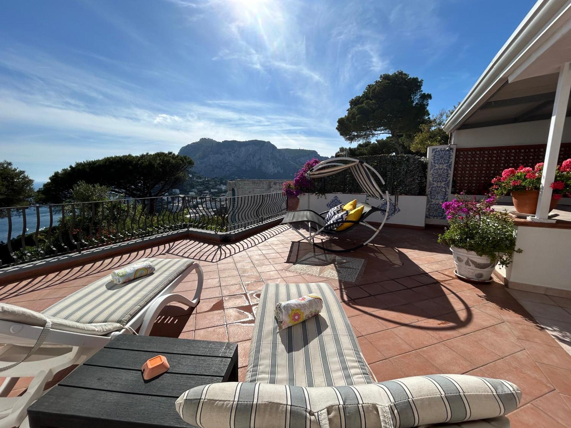 Marvelous Sea View Villa Capri Extérieur photo