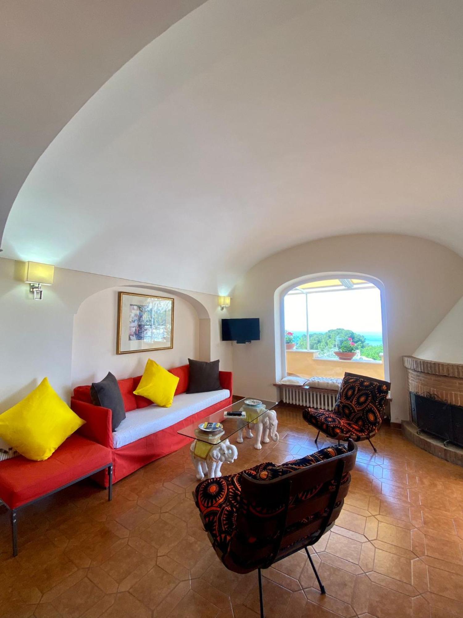Marvelous Sea View Villa Capri Extérieur photo