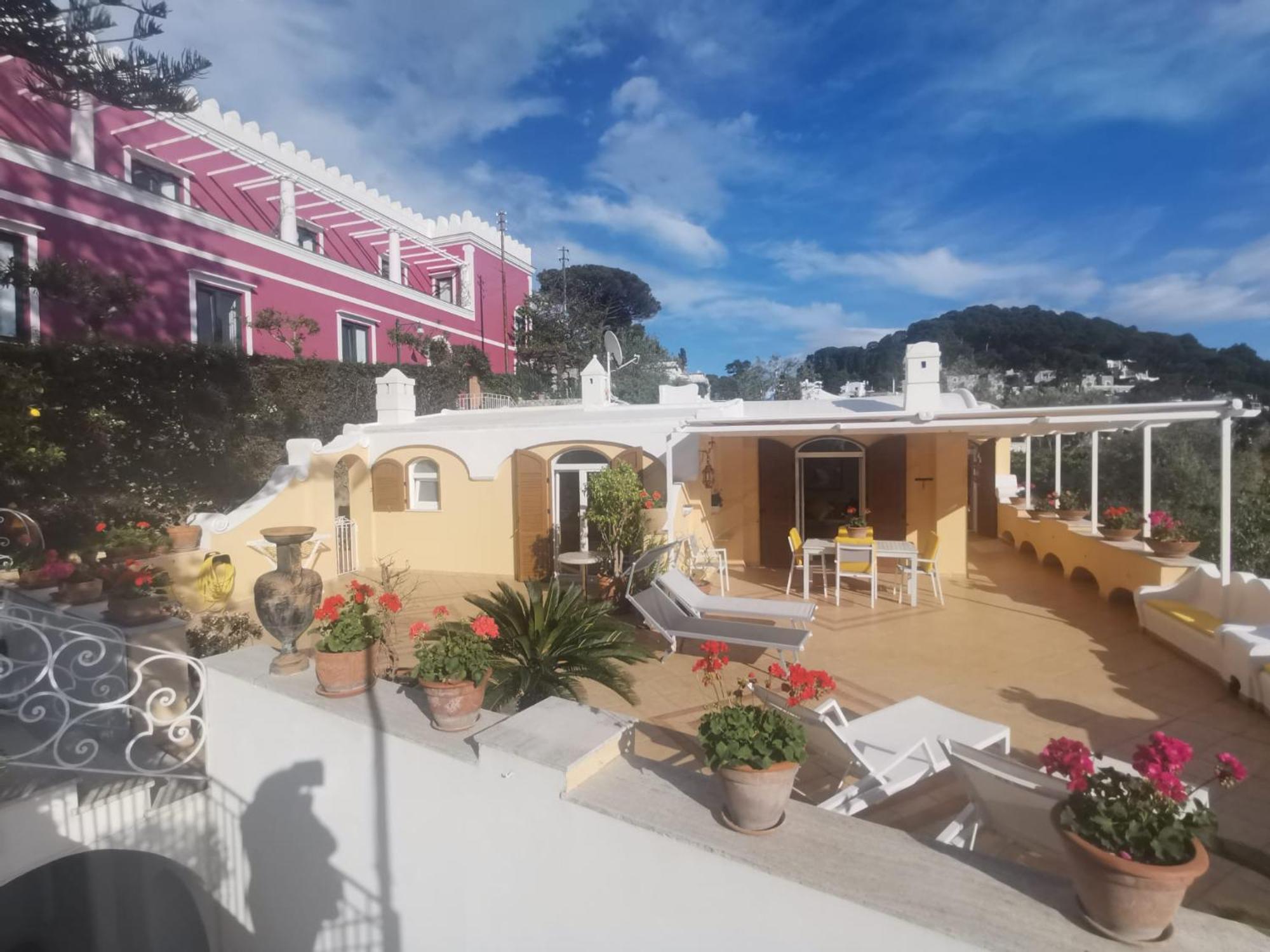 Marvelous Sea View Villa Capri Extérieur photo